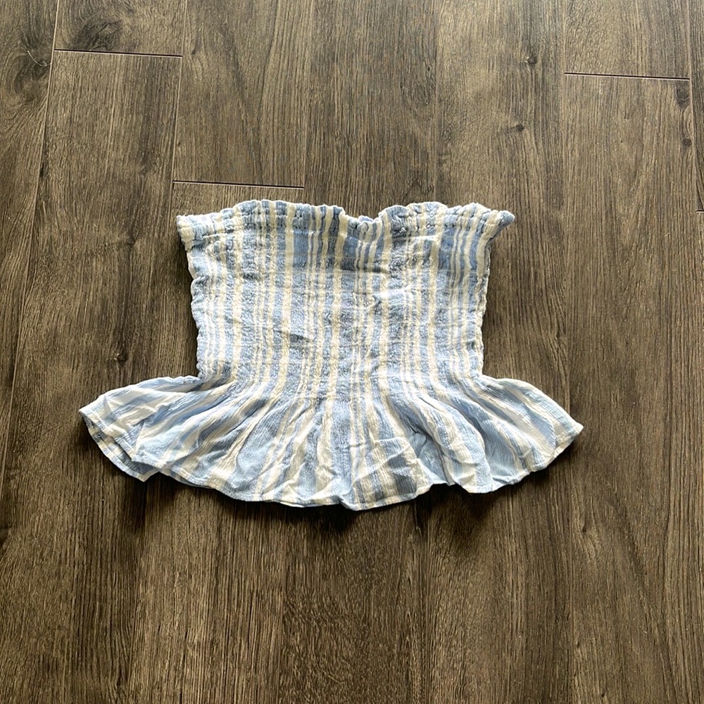 Peplum tube top size small